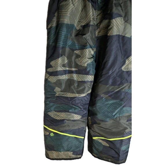 Champion C9 Black CAMO Ski SNOW Bib PANTS Overalls KIDS 4-5 XS Adjustable Straps - Picture 5 of 6
